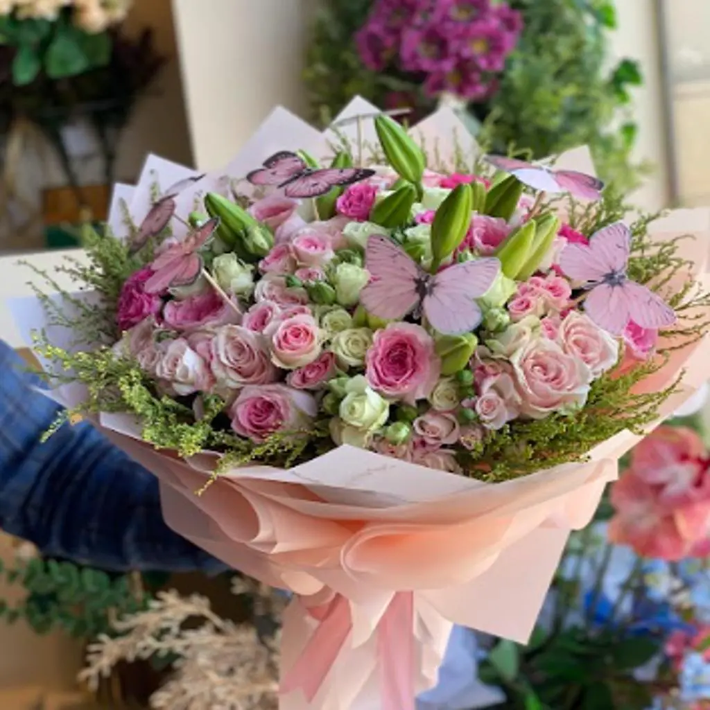 Butterfly Rose Bouquet